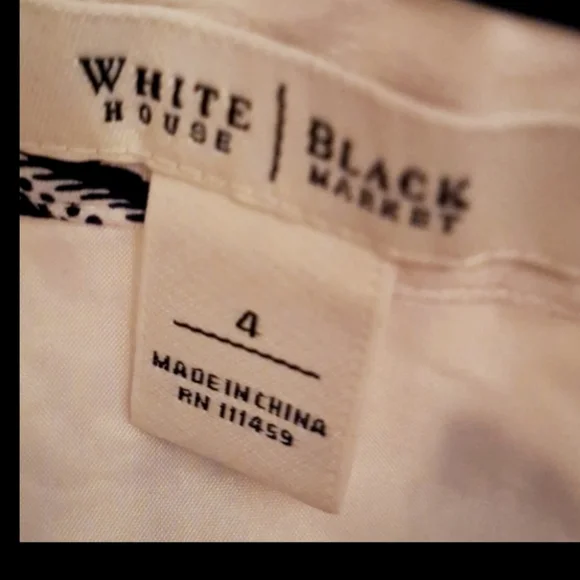 White House Black Market Strapless Dress. Size 4. - Picture 4 of 5